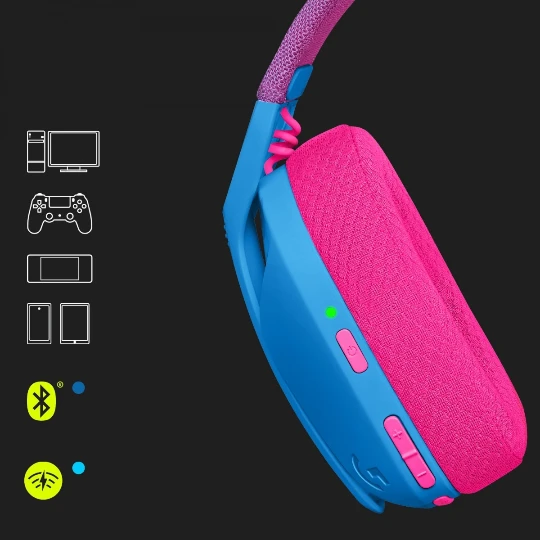 Oyun Qulaqlığı Logitech G435 LIGHTSPEED Wireless  BLUE - 2.4GHZ - EMEA - 9 - Thumbnail 3
