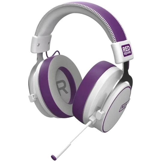Oyun Qulaqlığı Logitech  Red Square RS319 V3X (RSQ-31019) White/Purple				 - Thumbnail 2