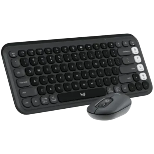 Klaviatura Logitech  POP ICON COMBO - GRAPHIT INTNL-973											 - Thumbnail 1