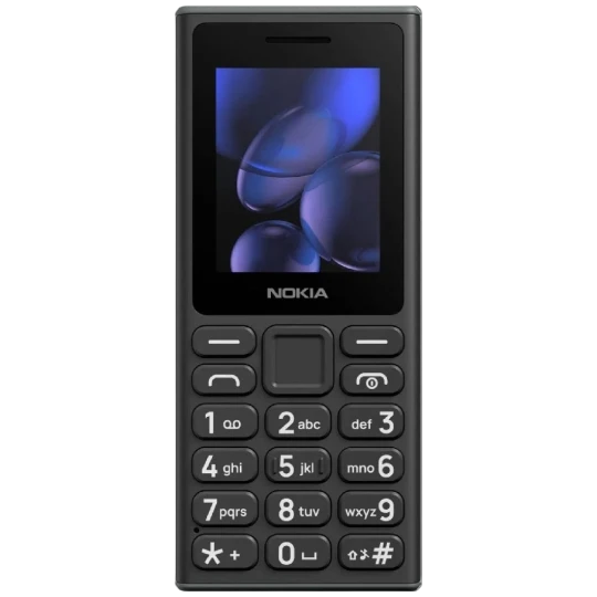 Mobil Telefon Nokia 105 SS Charcoal - Thumbnail 1
