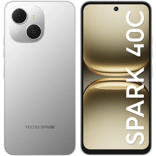 Mobil Telefon Tecno Spark 40C 4GB/128GB Titanium Grey - Thumbnail 4