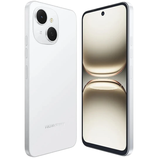 Mobil Telefon Tecno Spark 40C 4GB/128GB Veil White - Thumbnail 1