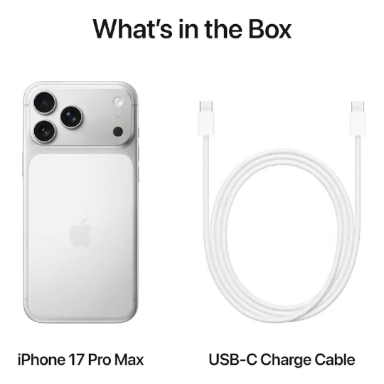 Mobil Telefon Iphone 17 Pro Max 512GB Silver Nano sim - Thumbnail 5