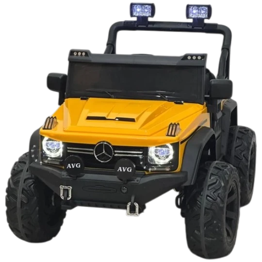 Elektrikli uşaq maşını MERCEDES 016 Sarı