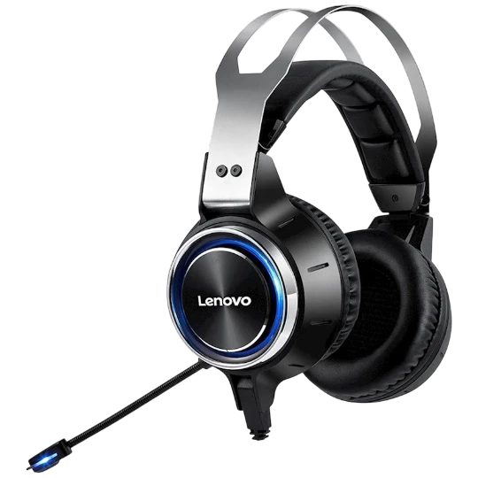 Oyun Qulaqlığı Lenovo HS25 Wired Gaming Headset Black - Thumbnail 0