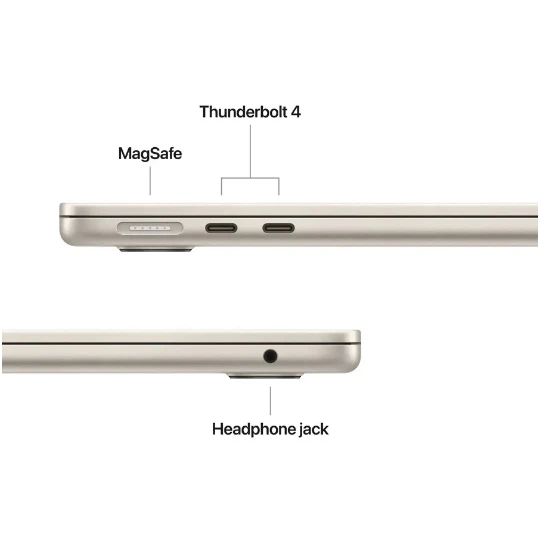 Macbook Apple MacBook Air 13.6 M5 Starlight - Thumbnail 3