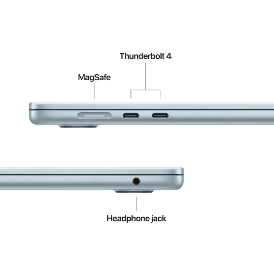 Macbook Apple MacBook Air 15 M5 Sky Blue - Thumbnail 6
