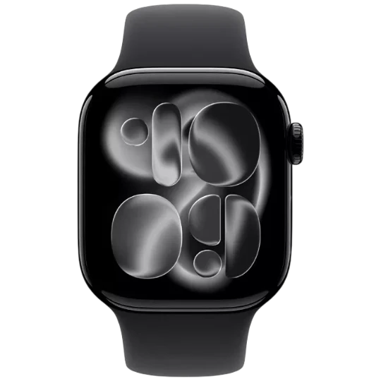 Smart saat Apple Watch Series 11 46MM Jet Sport Band W/Black - Thumbnail 1