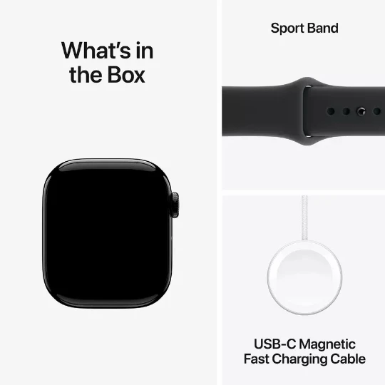 Smart saat Apple Watch Series 11 46MM Jet Sport Band W/Black - Thumbnail 2