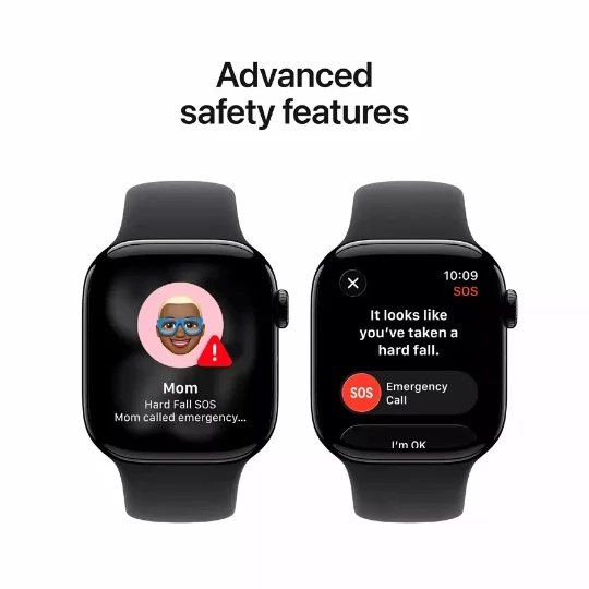 Smart saat Apple Watch Series 11 46MM Jet Sport Band W/Black - Thumbnail 3