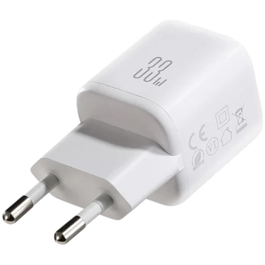 Telefon adapteri Joyroom JR-TG7 QC Charger PD 33W C White - Thumbnail 0