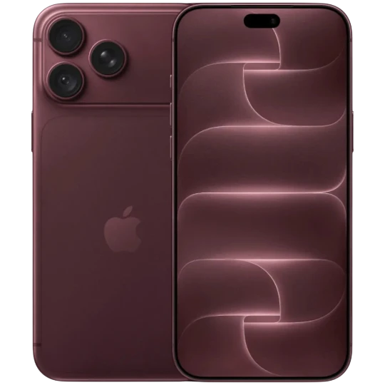 Mobil Telefon Iphone 18 Pro Max 256 GB Burgundy - Thumbnail 0