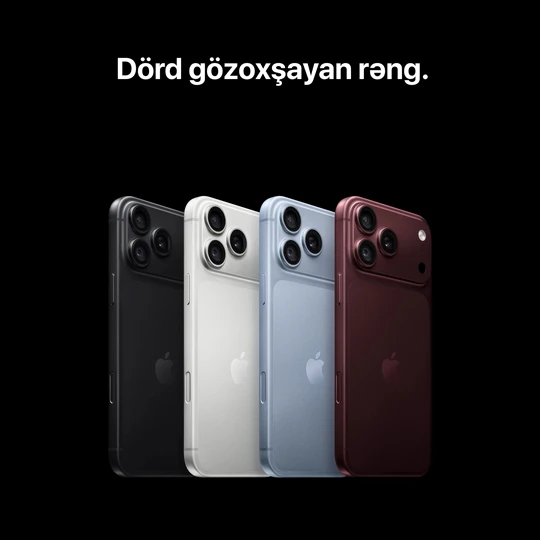 Mobil Telefon Iphone 18 Pro Max 512 GB Burgundy - Thumbnail 4
